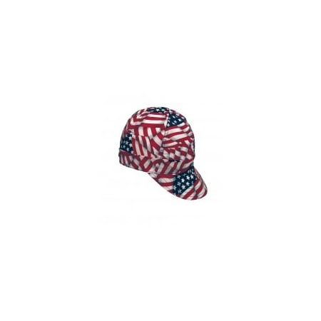 Mutual Industries Kromer Usa Flag Style Welder Cap, Cotton (3Pk) M00336-00000-0725
